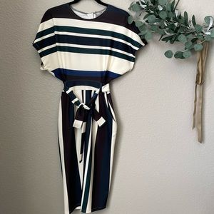 ASOS MIDI Striped dress